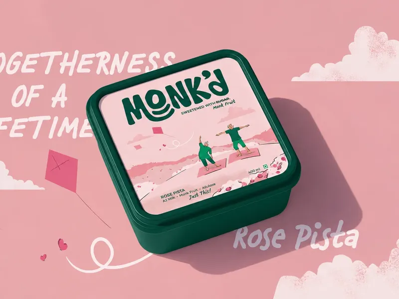Rare Ideas'dan Monk'd için nostaljik ambalaj tasarımı